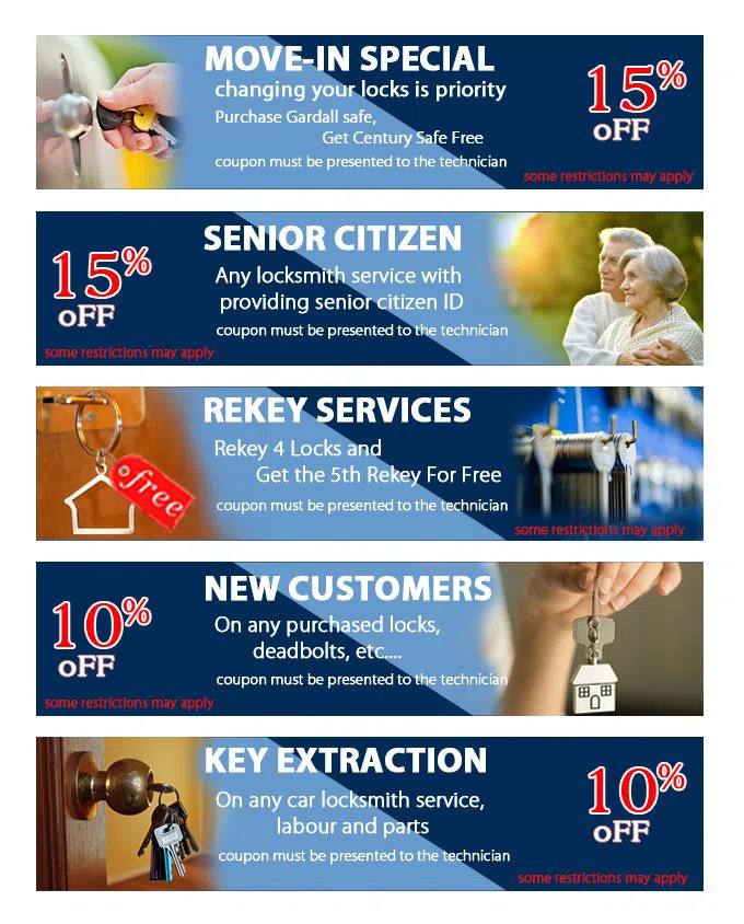 State Locksmith Services Oakland, CA 510-771-0354 - coupon20-set-five